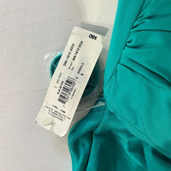 a.n.a. A NEW APPROACH Women's Emerald Green One-Piece Swimsuit - Size 6 - NWT - Picture 4 of 4